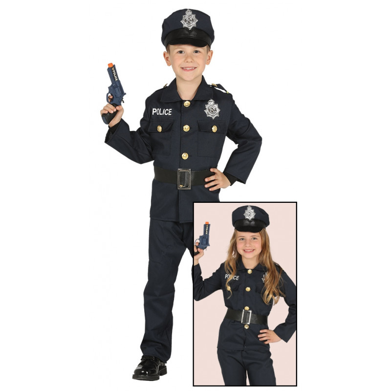 Disfraz de policia infantil.Disfraz de policia para niño Bazar Chinatown