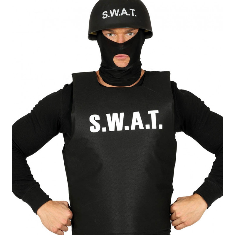 Chaleco antibalas de Policía SWAT para adulto