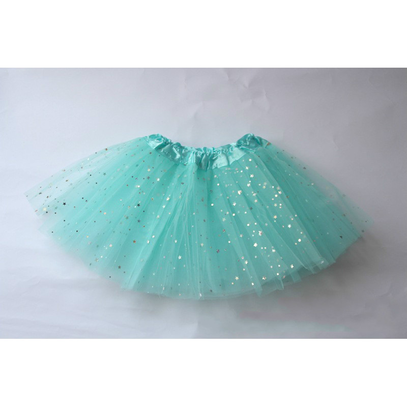 formal Agacharse Eliminar Tutú con Estrellas Infantil Azul Claro - Falda de Tul 30cm | Bazar Chinatown