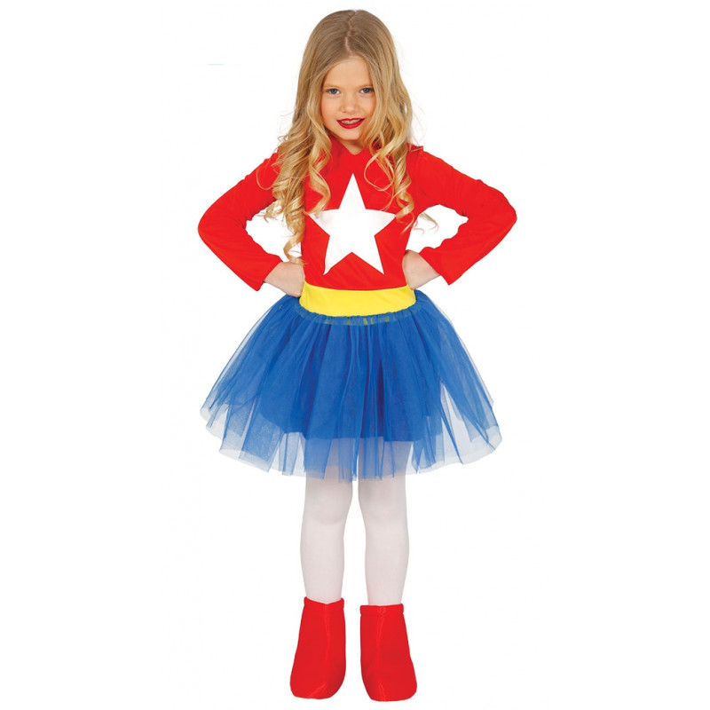 código legal Establecer Disfraz de Super Chica infantil - Disfraz de Wonder Woman para Niña | Bazar  Chinatown
