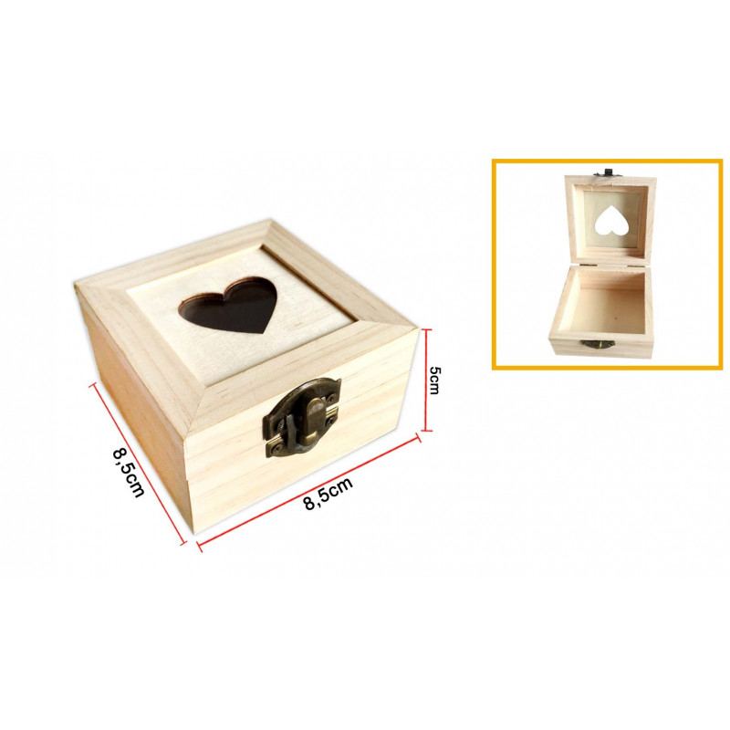 PandaHall - Juego de 112 letras de madera de 1.5 pulgadas con forma de  corazón A ~ Z, pequeñas letras mayúsculas de madera con bandeja de