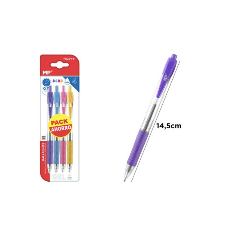 BOLIGRAFOS BIC TINTA DE GEL GELOCITY (6 COLORES) – Papelería Pillmarq