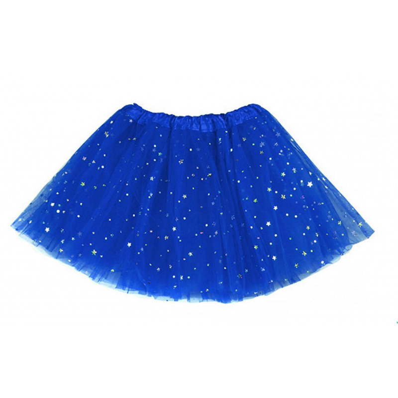Diez años Descarte Víspera Tutú con Estrellas Adulto Azul Oscuro - Falda de Tul 40 cm | Bazar Chinatown