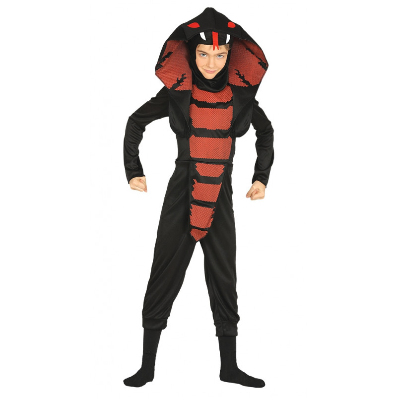 Disfraz Ninja Rojo para Niño Talla S